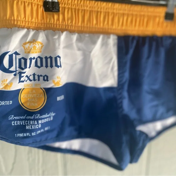 Corona Women's Shorts M - Blue and Yellow - Picture 2 of 5